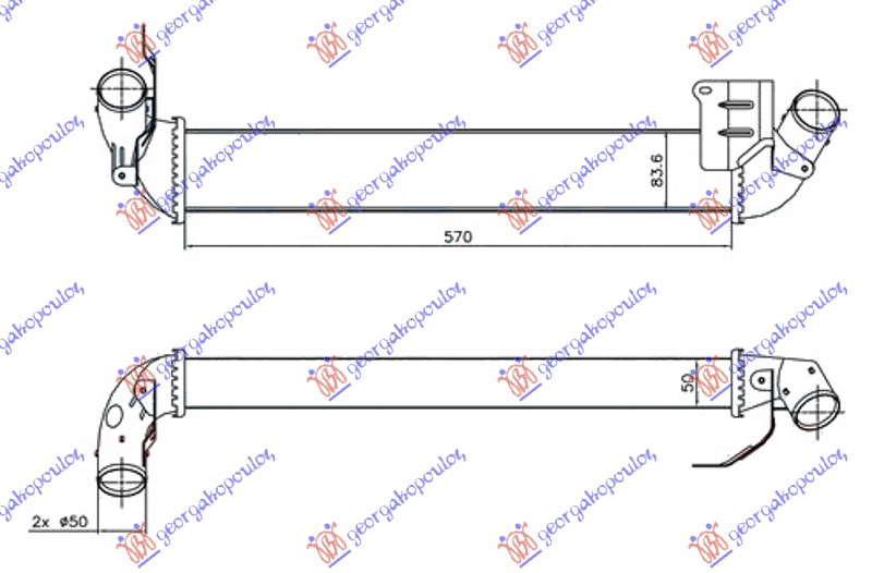 Charge Air Cooler Aftermarket 011306200