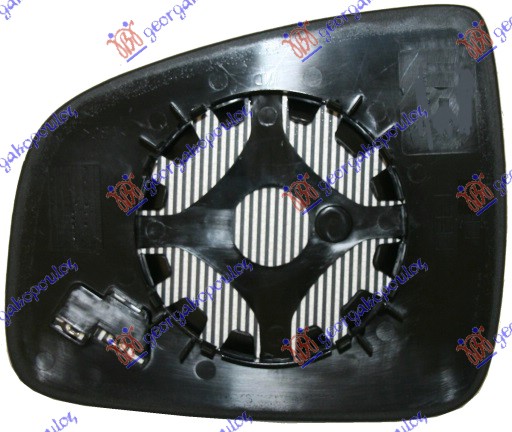 Mirror Glass, exterior mirror Aftermarket 222007611