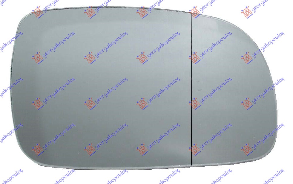 Mirror Glass, exterior mirror Aftermarket 043307611
