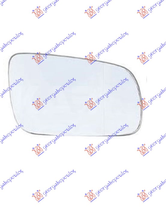 Mirror Glass, exterior mirror Aftermarket 043307621
