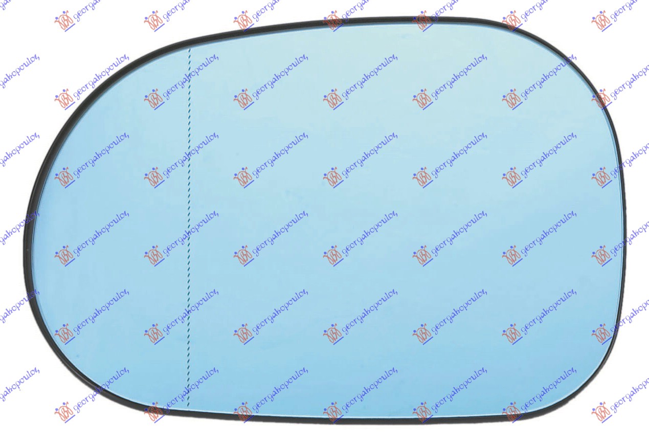 Mirror Glass, exterior mirror Aftermarket 019907612