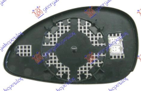 Mirror Glass, exterior mirror Aftermarket 020707611