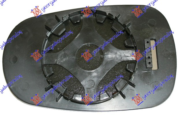 Mirror Glass, exterior mirror Aftermarket 024407601