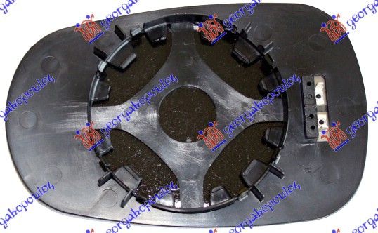 Mirror Glass, exterior mirror Aftermarket 024407611