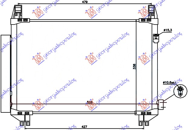 Condenser, air conditioning Aftermarket 821006420