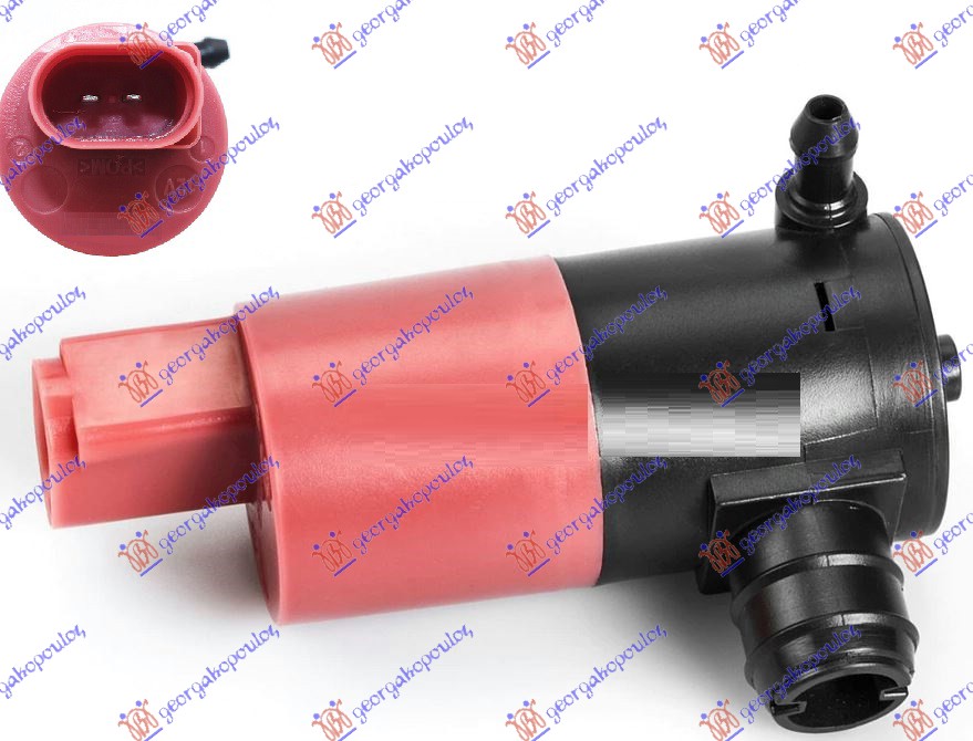 Washer Fluid Pump, window cleani Aftermarket 025208490