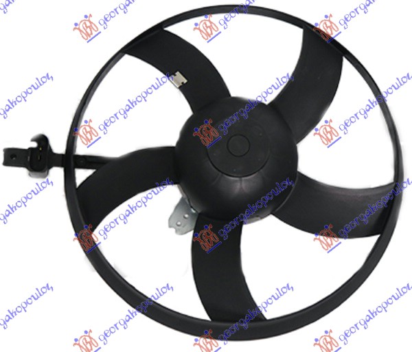ΒΕΝΤΙΛΑΤΕΡ (ΜΟΤΕΡ+ΦΤΕΡΩΤΗ) (325mm) για SEAT IBIZA 2002-2008 (6L1)