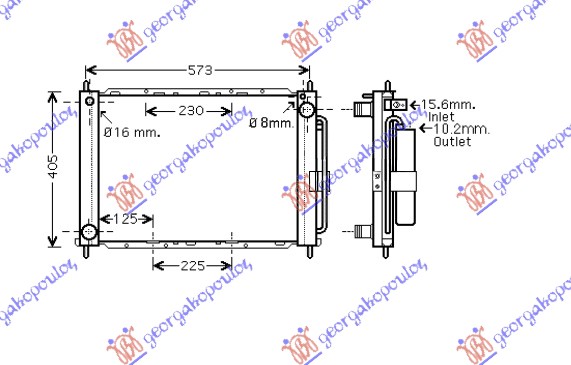 Cooler Module Aftermarket 026806330
