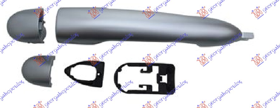 ΧΕΡΟΥΛΙ ΠΟΡΤΑΣ ΕΞΩ ΑΣΗΜΙ για RENAULT SCENIC 03-09