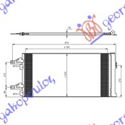 Condenser, air conditioning Aftermarket 637006400