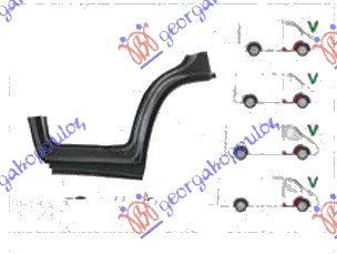ΜΑΡΣΠΙΕ (ΜΕ ΦΡΥΔΙ ΕΜΠΡΟΣ & ΚΟΛΩΝΑ) για PEUGEOT BOXER 14-