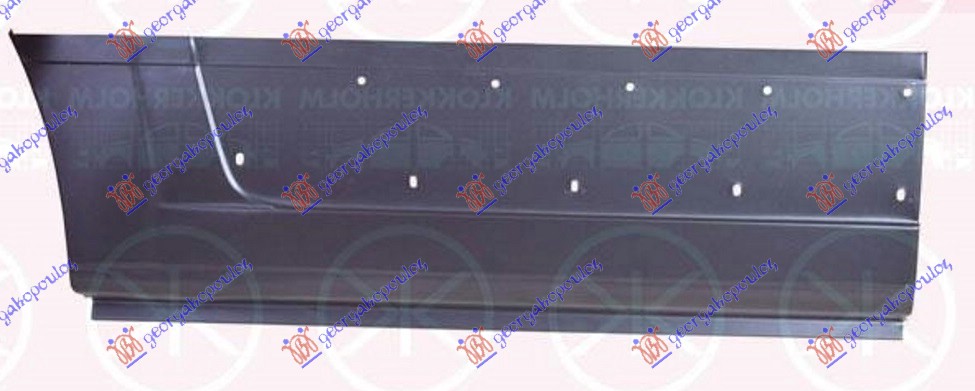 ΦΥΛΛΟ ΠΟΡΤΑΣ ΕΜΠΡΟΣ ΚΑΤΩ ΕΞΩ (4035 mm) για PEUGEOT BOXER 14-