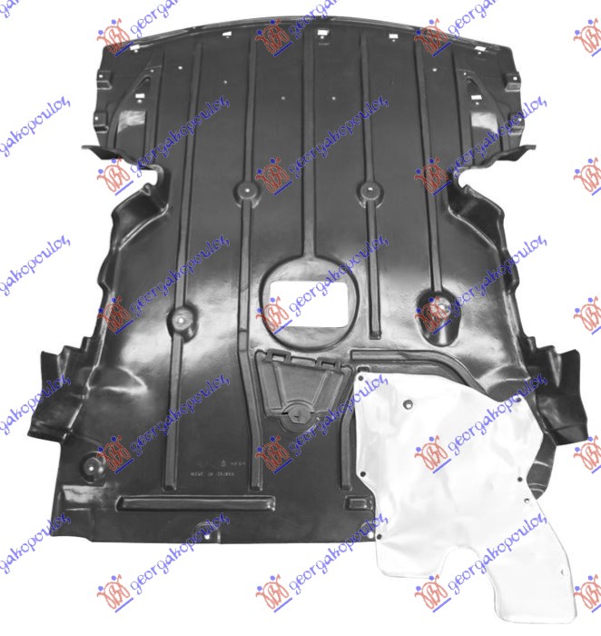 ΠΟΔΙΑ ΜΗΧΑΝΗΣ ΠΛΑΣΤΙΚΗ ΠΕΤΡΕΛΑΙΟ για BMW SERIES 3 (E90/91) SDN 08-12