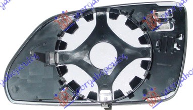 Mirror Glass, exterior mirror Aftermarket 023607601