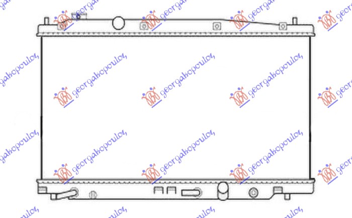 Radiator, engine cooling Aftermarket 342006320