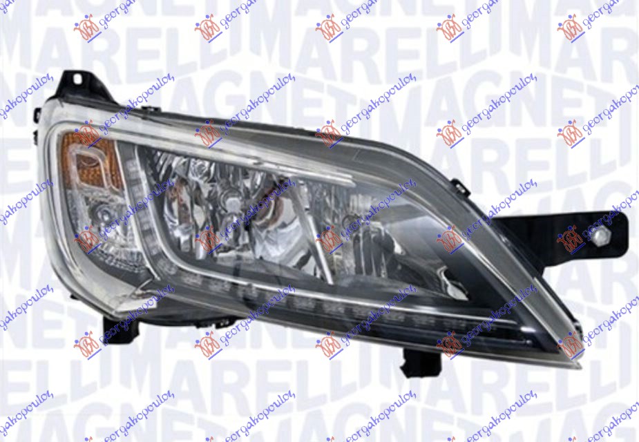 Headlight Aftermarket 196805156