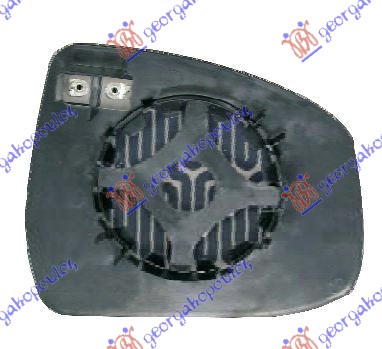 Mirror Glass, exterior mirror Aftermarket 037507602