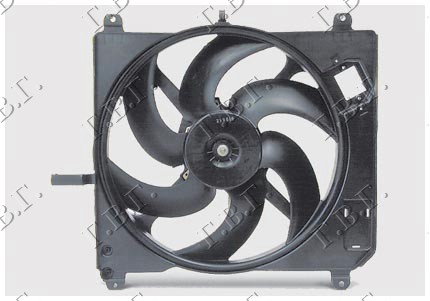 Fan, engine cooling Aftermarket 040906440