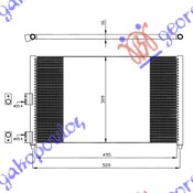 Condenser, air conditioning Aftermarket 044206420