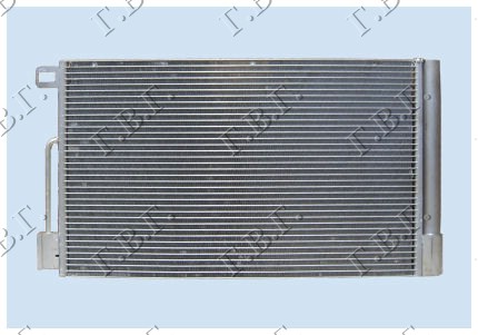 Condenser, air conditioning Aftermarket 100006400