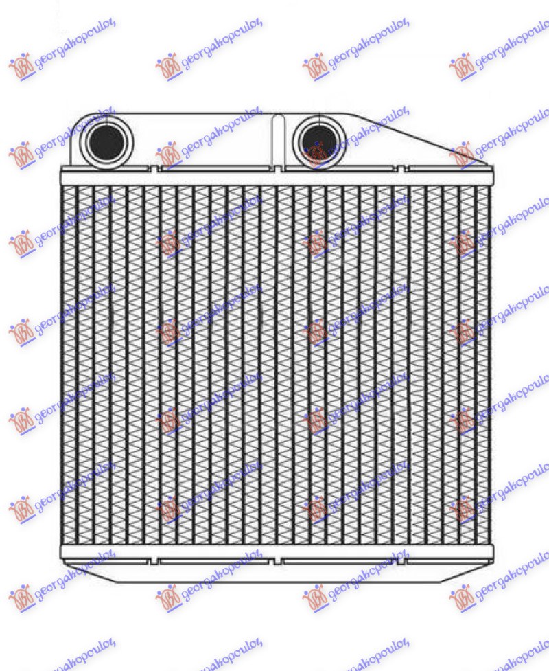 Heat Exchanger, interior heating Aftermarket 097606500