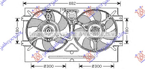Fan, engine cooling Aftermarket 041406460