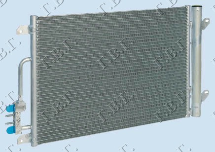 Condenser, air conditioning Aftermarket 041906400