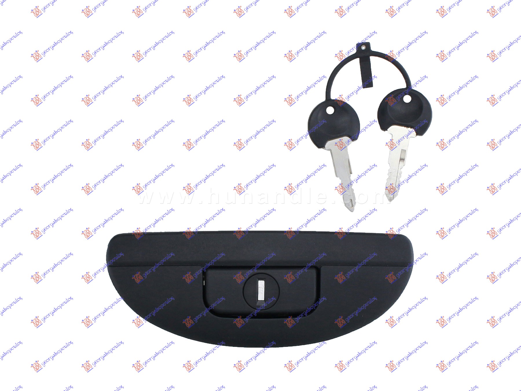ΧΕΡΟΥΛΙ 5ης ΠΟΡΤΑΣ ΕΞΩ (ΜΕ ΚΛΕΙΔΙ ΚΟΜΠΛΕ για RENAULT MEGANE SCENIC 99-03