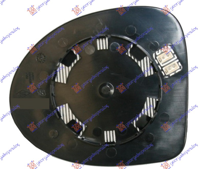 Mirror Glass, exterior mirror Aftermarket 675507601