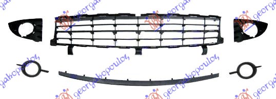 Ventilation Grille, bumper Aftermarket 046504800