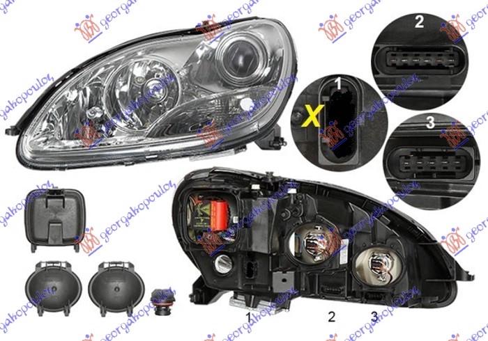 Headlight Aftermarket 052905132