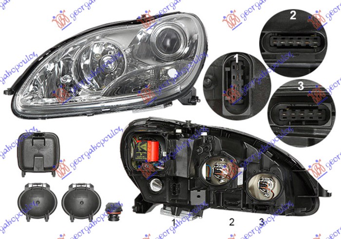 Headlight Aftermarket 052905292