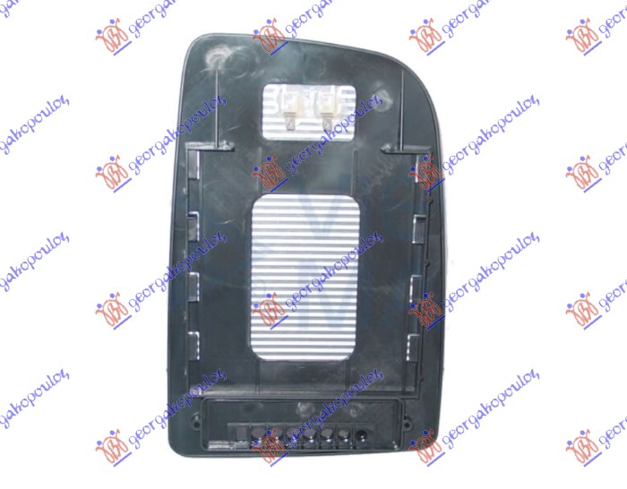 Mirror Glass, exterior mirror Aftermarket 539007616