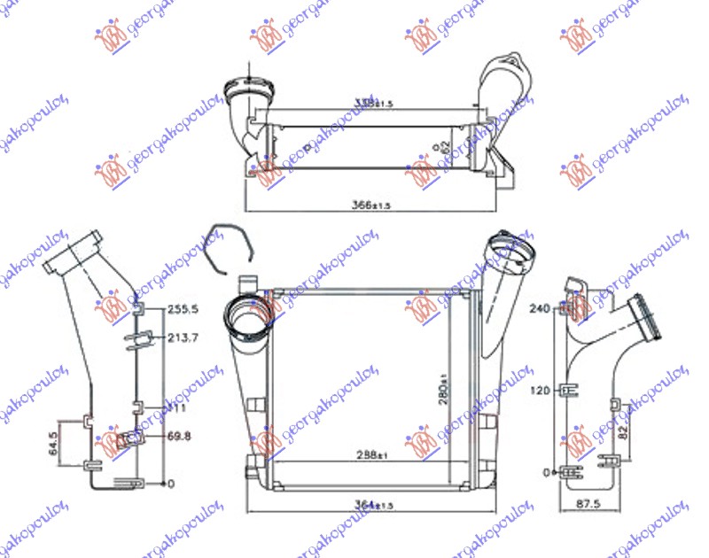 Charge Air Cooler Aftermarket 650006211
