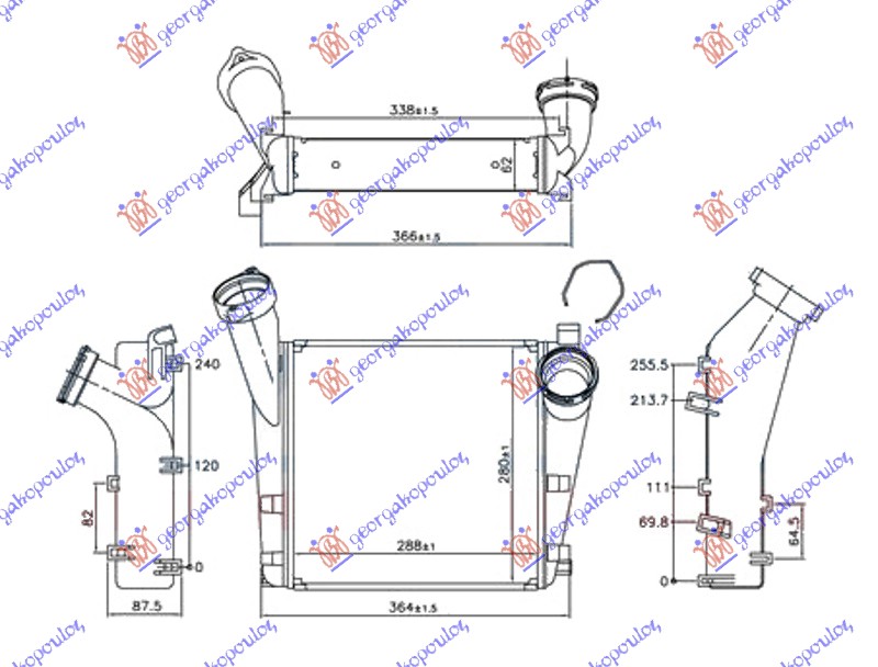 Charge Air Cooler Aftermarket 650006212