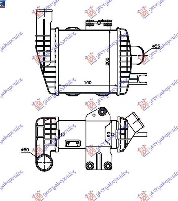 Charge Air Cooler Aftermarket 056806200