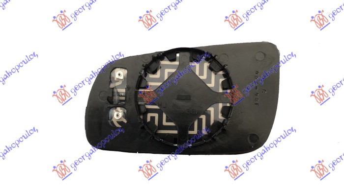 Mirror Glass, exterior mirror Aftermarket 043007611