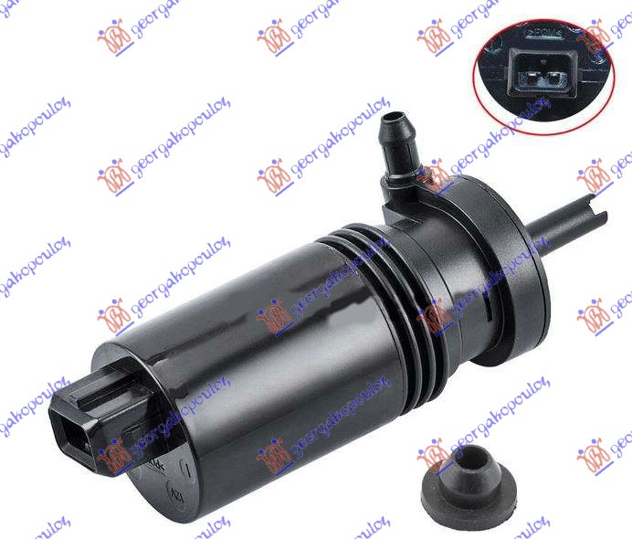 Washer Fluid Pump, headlight cle Aftermarket 855008465