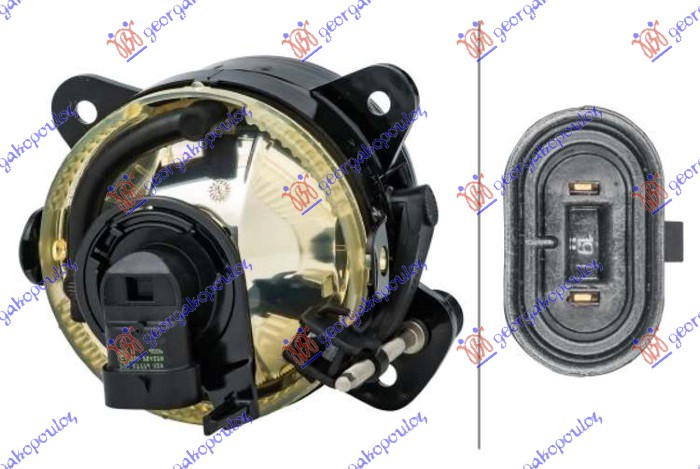 ΠΡΟΒΟΛΕΑΣ ΟΜΙΧΛΗΣ (ΗΒ4) (HELLA) ΑΡΙΣΤΕΡΑ για VW TRANSPORTER 2003-2010 (T5) (7HA/7HH/7EA/7EH)