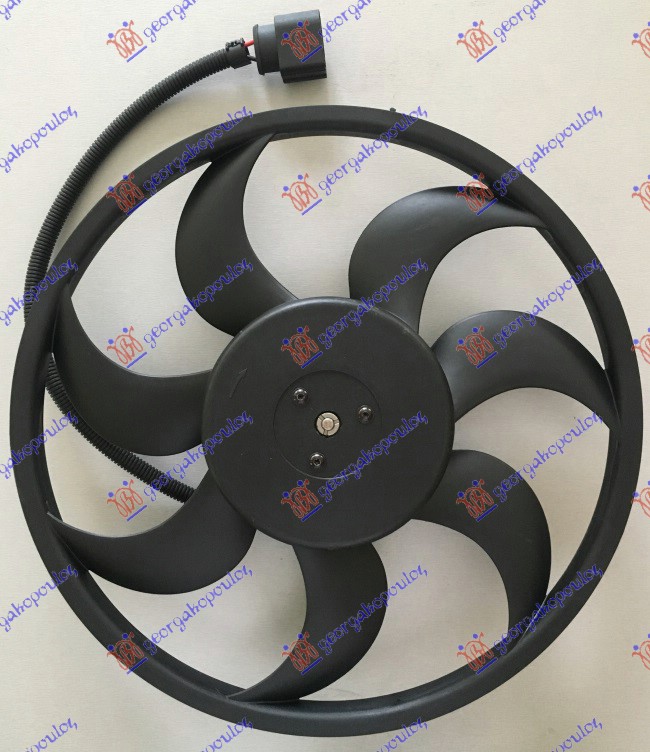 ΒΕΝΤΙΛΑΤΕΡ ΨΥΓΕΙΟΥ (ΜΟΤΕΡ+ΦΤΕΡΩΤΗ) (2PIN) (420mm) για VW TRANSPORTER 2003-2010 (T5) (7HA/7HH/7EA/7EH)