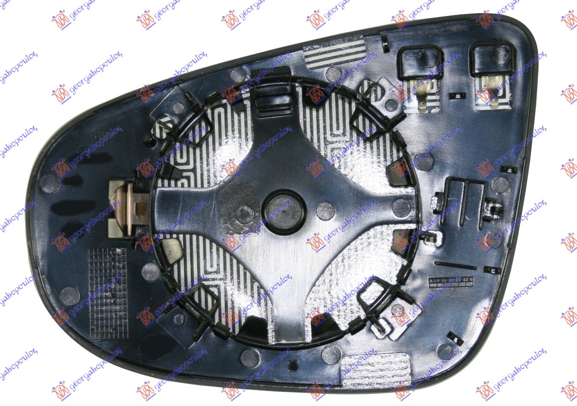 Mirror Glass, exterior mirror Aftermarket 885207601