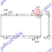 Radiator, engine cooling Aftermarket 068106310