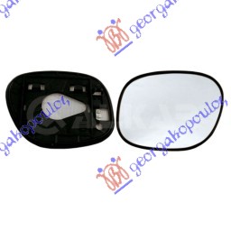 Mirror Glass, exterior mirror Aftermarket 068107611