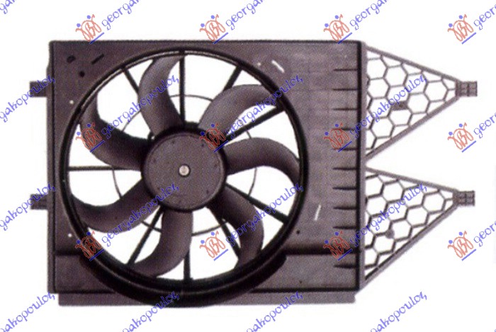 Fan, engine cooling Aftermarket 876206440