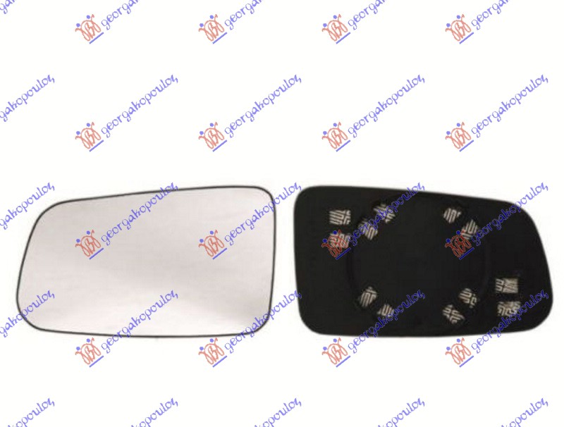 Mirror Glass, exterior mirror Aftermarket 071907612