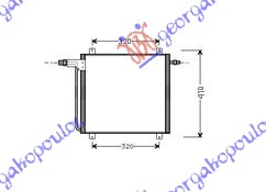 Condenser, air conditioning Aftermarket 073806400