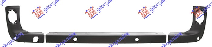 Trim/Protection Strip, bumper Aftermarket 537004035