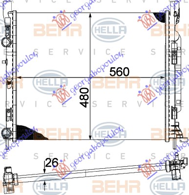 Condenser, air conditioning Aftermarket 537006315