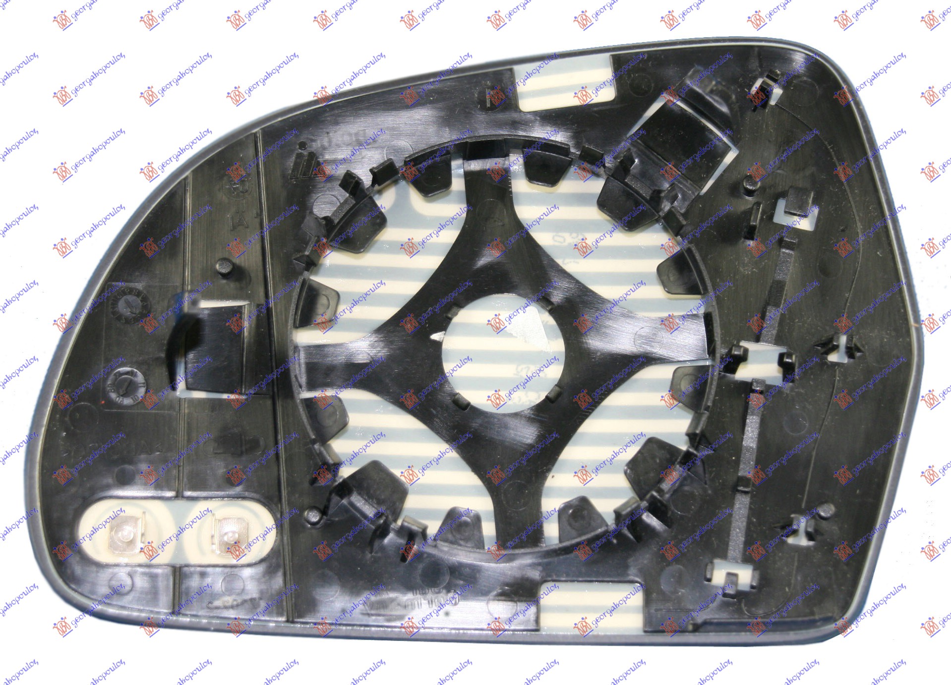 Mirror Glass, exterior mirror Aftermarket 131007611