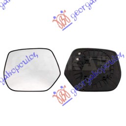 Mirror Glass, exterior mirror Aftermarket 341007611